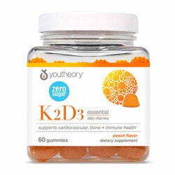 K2D3 Zero Sugar Gummies Peach 60 Gummies 1